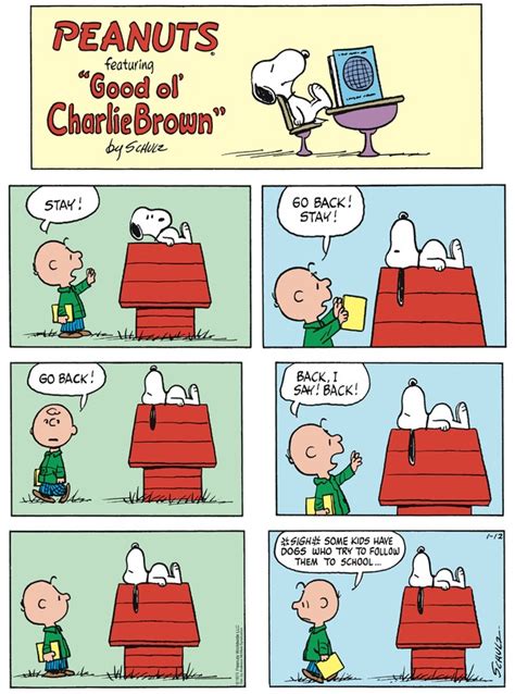 Today's Peanuts Comic | Sunday, January 12, 2020 : r/peanuts