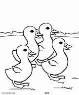 Duck And Duckling Coloring Pages sketch template