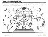 Fair Rides Coloring Pages sketch template