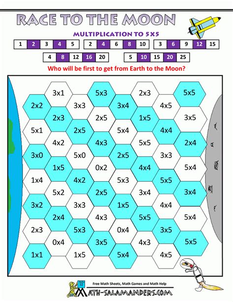 Multiplication Games For 2nd Grade
