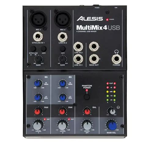 Alesis MultiMix 4 USB Mixer 4 Kanal | Müzik Üssü