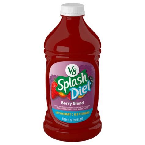 V8 Splash Diet Berry Blend Juice, 64 fl oz - Harris Teeter