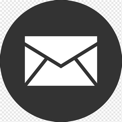 Correo electrónico, sobre, correo, mensaje, enviar, icono de iconos de redes sociales en blanco ...