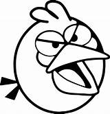 Baby Yellow Bird Angry Coloring Page  Wecoloringpagecom sketch template