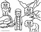 Daniel In The Lion Den Coloring Pages  Coloring Home sketch template