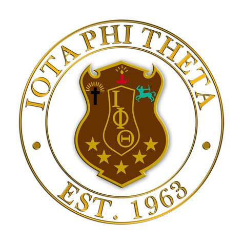 Iota Phi Theta Circle Crest Decal SALE $6.99. - Greek Gear®