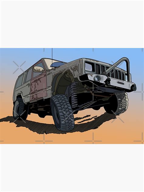 "Off Road Jeep" Sticker for Sale by rtowneart | Redbubble