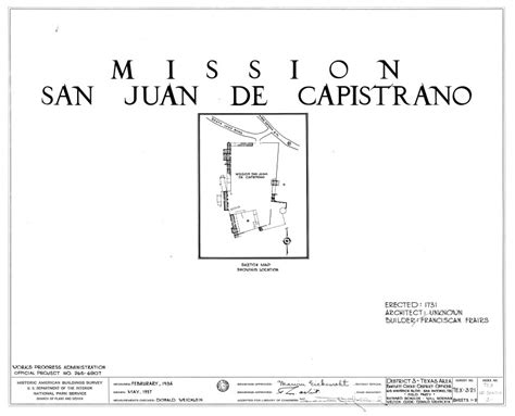 Mission San Juan de Capistrano Sketch Map | ClipPix ETC: Educational ...