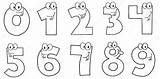 Disegni Di Numeri Da Colorare sketch template