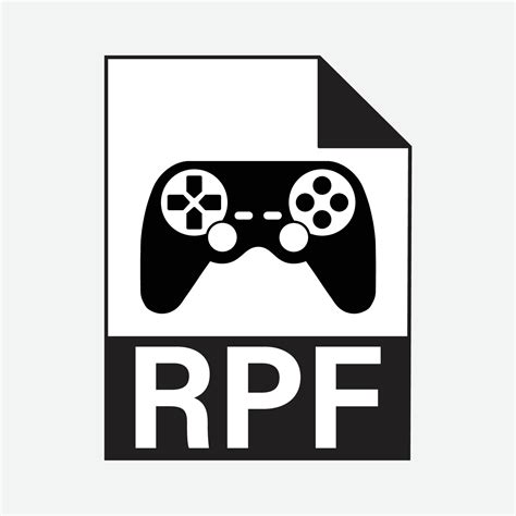 RPF File Formats Icon Vector 20126571 Vector Art at Vecteezy