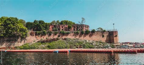 Panoramic view of the Prayagraj or Allahabad fort in India Stock Photo ...