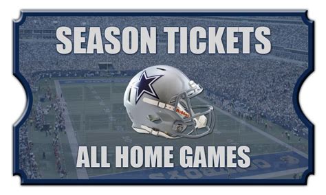 2018 Dallas Cowboys Season Football Tickets | All Home Games