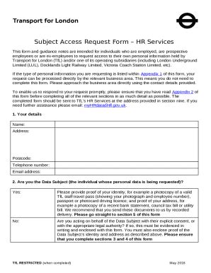 SAR . Template to submit a subject access request Doc Template | pdfFiller