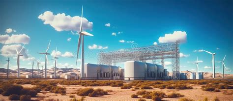 Modern Hydrogen Energy Storage Stock Image - Image of innovation ...