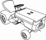Lawn Mower Coloring Sheet Pages sketch template