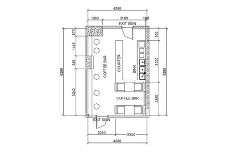 a drawing of a kitchen and living room in one section, with the measurements for each area