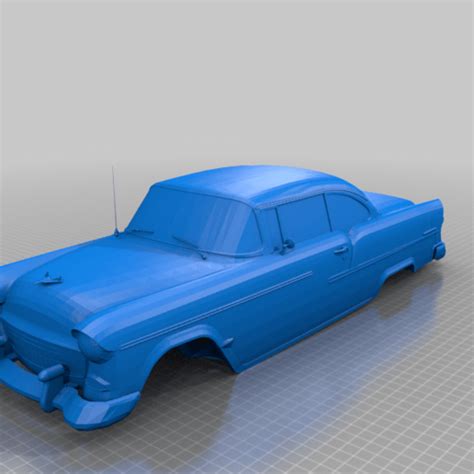 Download free STL file Chevrolet Bel Air Sedan 1955 • 3D print template ・ Cults