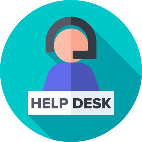 Help desk Flat Circular Flat icon