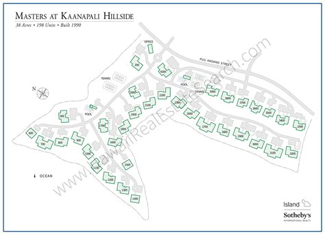 Kaanapali Beach Hotel Strip Map