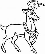 Free Printable Reindeer Coloring Pages For Kids  Deer coloring sketch template