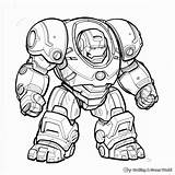 Hulkbuster Coloring Pages  Free & Printable sketch template