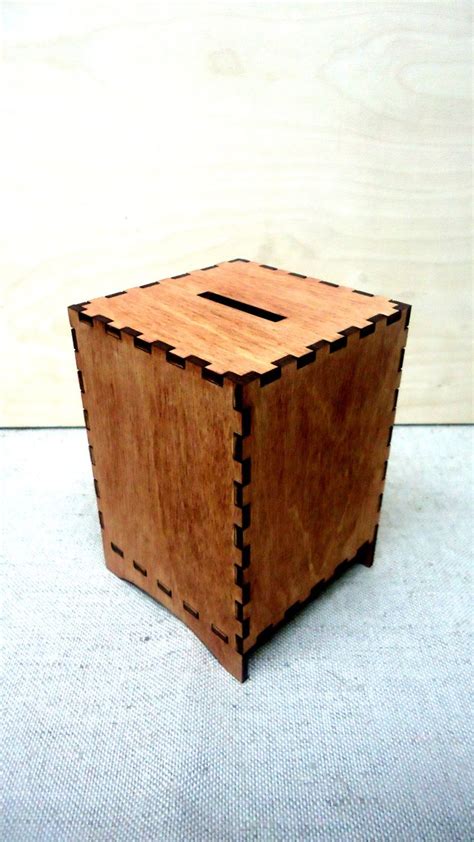 Pin on Wooden money boxes