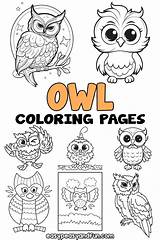 Owl Coloring Pages – 30 Printable Sheets  Easy Peasy And Fun sketch template