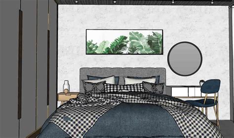 Bedroom Sketchup Model - 3DHEVEN