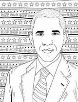 Barack obama coloring Page  TPT sketch template