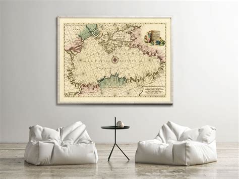 Old Map of Black Sea 1745 Crimea Vintage Map Wall Map Print - VINTAGE ...