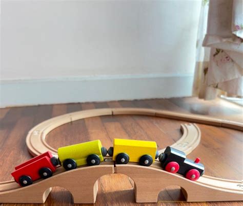 IKEA WOODEN TRAIN SET, Hobbies & Toys, Toys & Games on Carousell