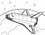 Space Coloring Pages sketch template