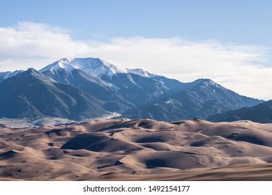 Sunrise Great Sand Dunes National Park Stock Photo 1492154177 ...