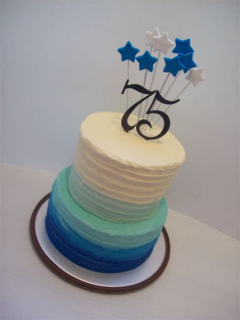 75th Birthday Cake $399 • Temptation Cakes | Temptation Cakes