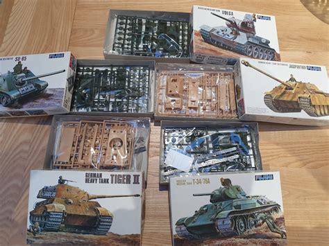 Fujimi WW2 1:76 Scale Model Construction Kits world Armor Series - Etsy