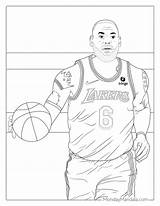25  Lebron James Coloring Pages KeeleeAieesha sketch template