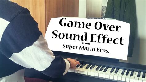 Game Over Sound Effect from Super Mario Bros. - YouTube