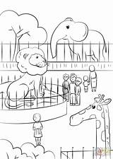 Zoo Animals Coloring Pages Page Free Printable  sketch template