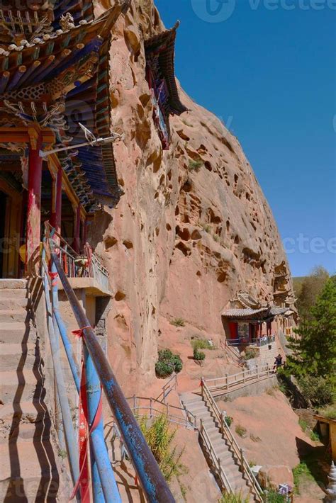 Thousand Buddha Caves in Mati Temple, Zhangye Gansu China. 3391331 ...