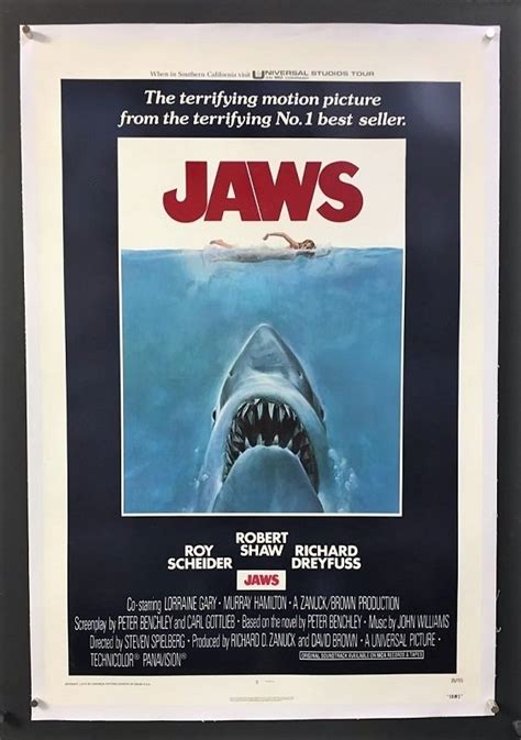 Jaws Movie Poster 1975