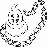 Poltergeist Spectral chain coloring pages  Coloring Fun Zone sketch template