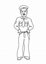 Free Printable Policeman Coloring Pages For Kids sketch template