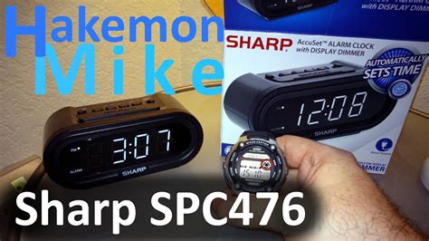 Sharp SPC-476 Alarm Clock Review - YouTube