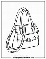Purse Coloring Pages Free Printables  Sheets For Kids sketch template