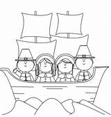 Pilgrim Coloring Pages For Kids sketch template