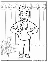 22 Doctor & Nurse Coloring Pages Free PDF Printables sketch template