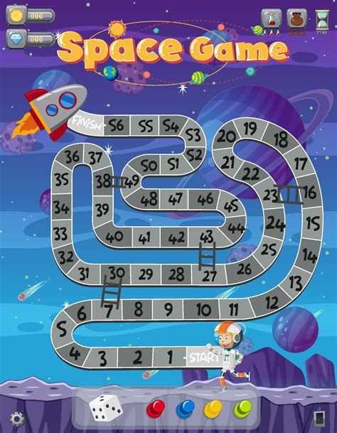 Space maze puzzle game template 6274282 Vector Art at Vecteezy