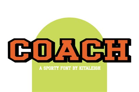 Download Coach Font Font for free | Font Style