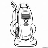 Vacuum Cleaner Coloring Page 22732 17996 sketch template