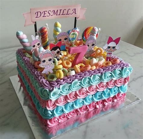 LOL Surprise Dolls Birthday Cake Anna Birthday Party, Doll Birthday Cake, Funny Birthday Cakes ...